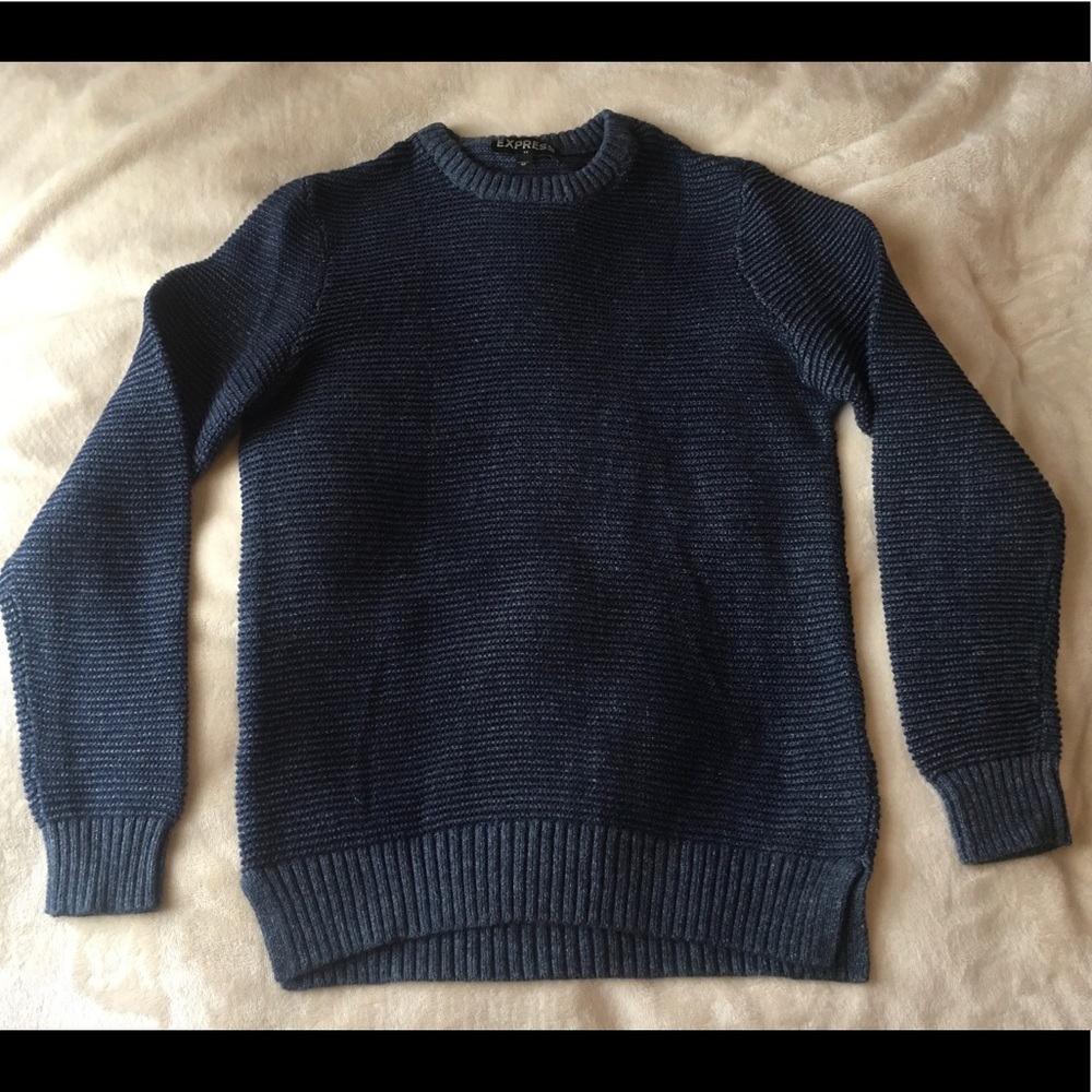 Navy Blue Express Sweater